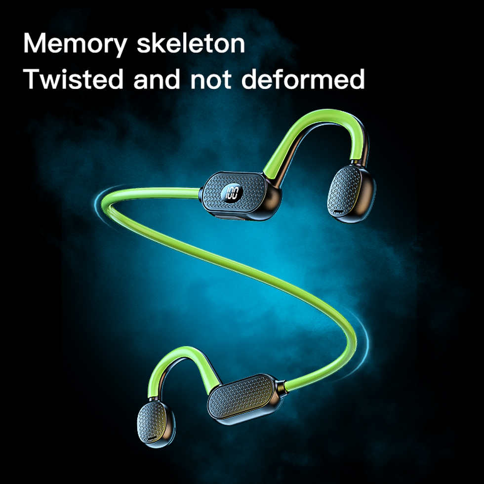 Thumbnail: Bone-Conductive Bluetooth Headset for Music & Calls