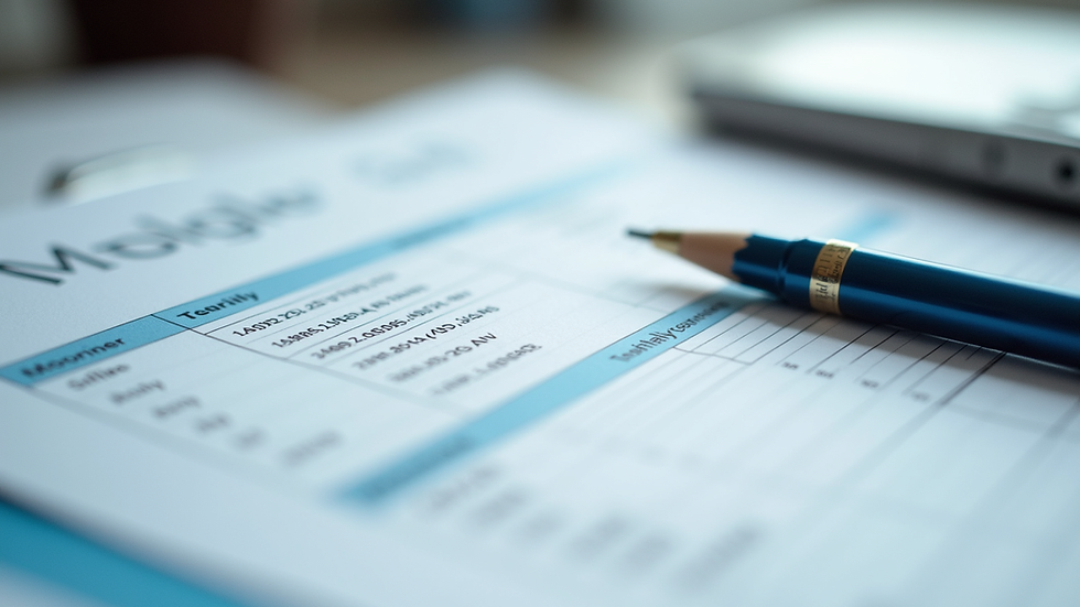 Close-up view of bank statements with highlighted transactions