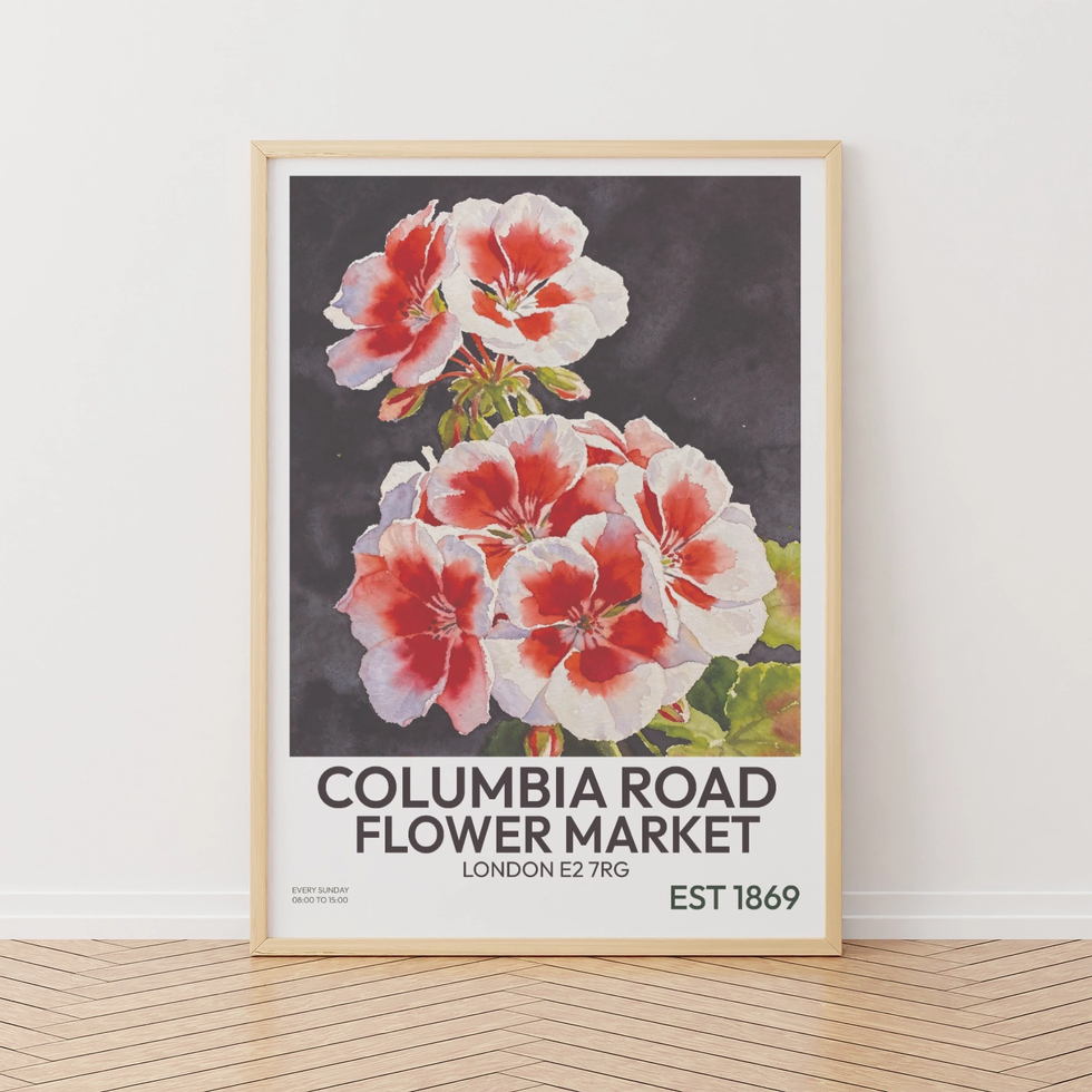 Columbia Road Flower Market Print