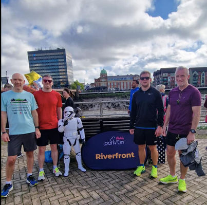 San Domenico RC runners at parkrun