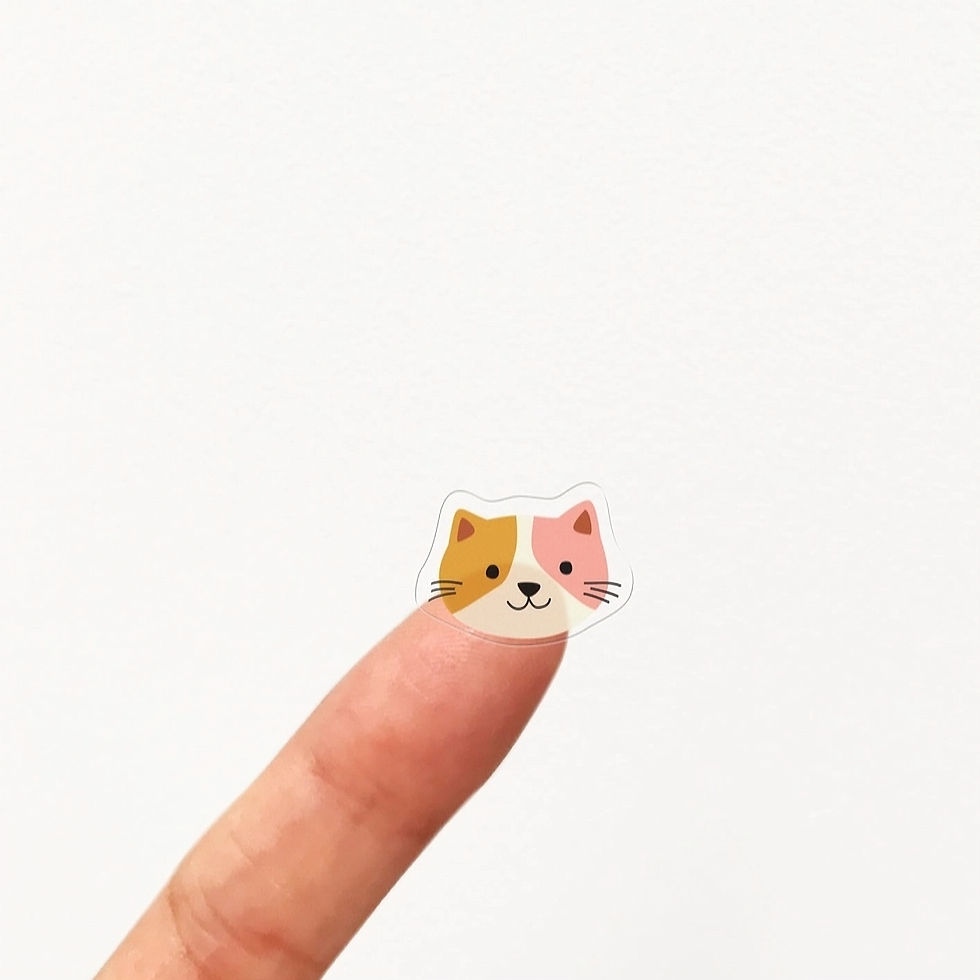 Thumbnail: kawaii cute cat sticker sheets from girl of all work