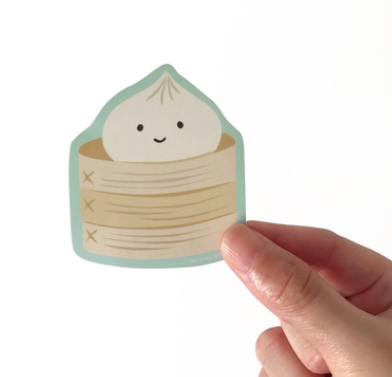 Thumbnail: Dumpling Large Vinyl Sticker