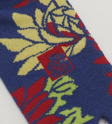 Thumbnail: japanese tabi socks, floral design