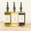 Thumbnail: Glass Book Bottles Olive Oil/Vinegar with Black Weighed Pourer