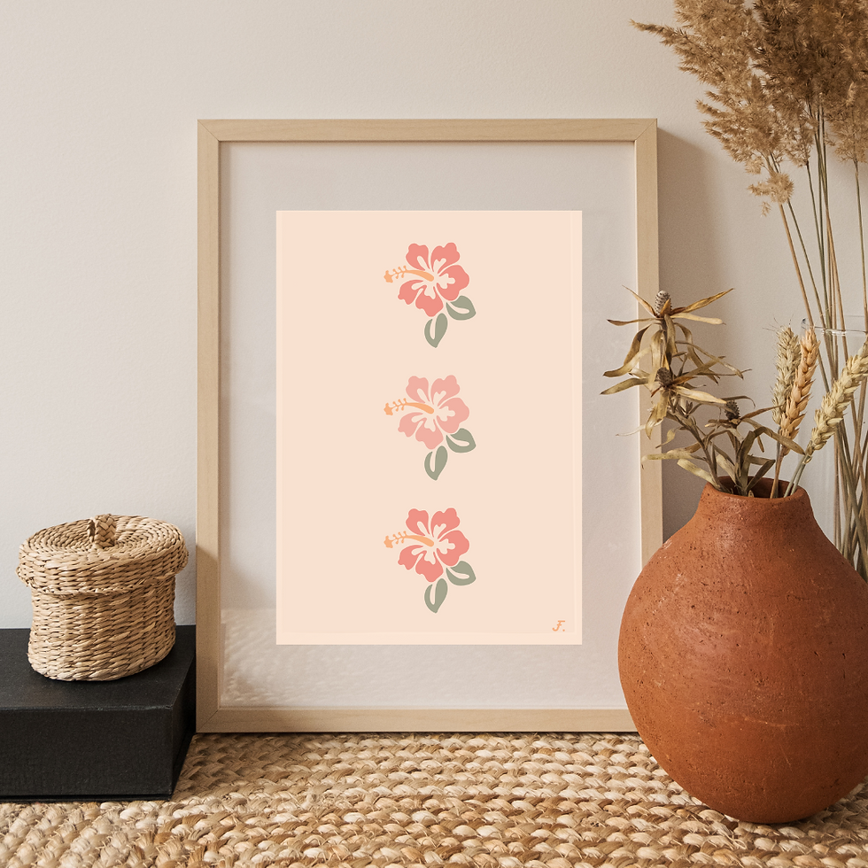 Summer Vibe - Flower Mock Up