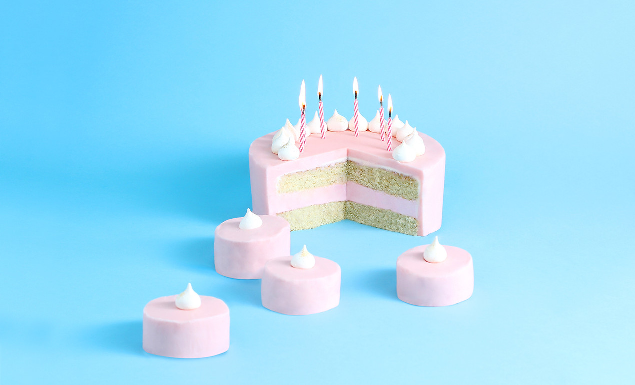 Pink Birthday Cake