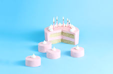 Pink Birthday Cake