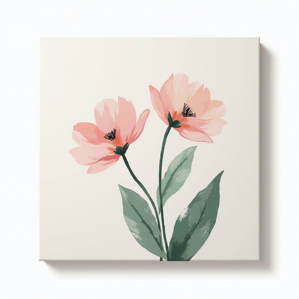 Ethereal Bloom Canvas