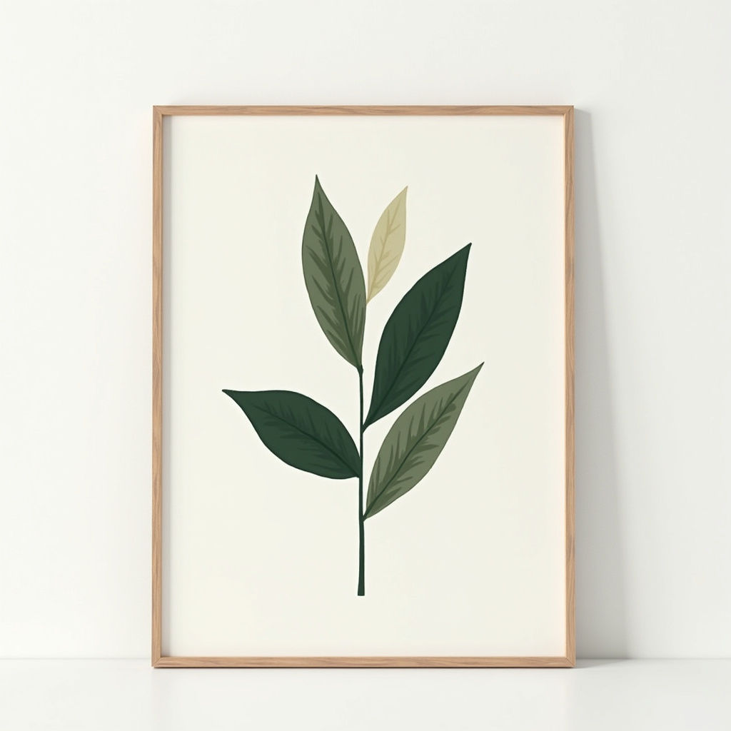 Abstract Botanical Print