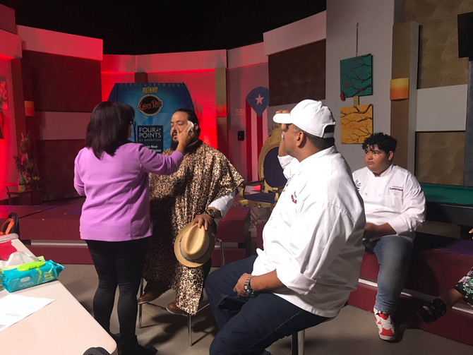 ¿Cómo maquillan a los hombres en la televisión?