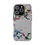 Thumbnail: Colorful phone case with abstract design and Phone Case with Multicolour Marbling | Mexican Tile Style.