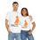 Thumbnail: A man and a woman wear matching white T-shirts with "I'm stuffed. Happy Thanksgiving."