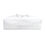 Thumbnail: A white, rectangular handbag with top handles is displayed against a plain white background.