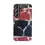 Thumbnail: Red and black marble stripe phone case for Samsung Galaxy S23 from Mexican Tile Style collection rear view