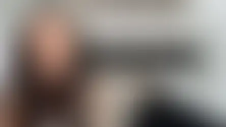 Smiling woman with curly gray hair. Text: "10 Reasons to Ditch the Dye." Gray hair background, calm mood, Instagram handle visible.