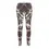 Thumbnail: Brown and white patterned leggings on a white background, fashion apparel.