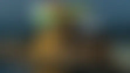 Budapest at night with illuminated Parliament, river view. Text: Budapest, Our Top 5 Places, over map outline. Calm evening scene.