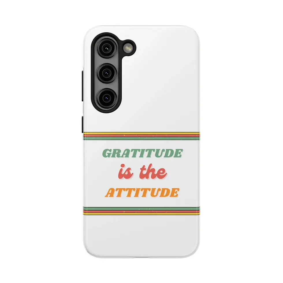 Thumbnail: Beige retro label design phone case for Samsung Galaxy S24 from Mexican Tile Style collection rear view.