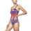 Thumbnail: A person poses against a white background, showcasing the Cotton Candy Multicolor Swimsuit.