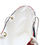 Thumbnail: Close-up of the interior of a red and white canvas tote bag with rope handles, perfect for carrying your travel essentials.