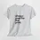 Thumbnail: White T-shirt with printed text: always read the fine print.