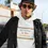 Thumbnail: Man wearing Gratitude is the Attitude Retro Hoodie | Cozy & Inspirational Sweatshirt Closer Lives
