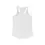 Thumbnail: White tank top with a racerback design and simple cut.