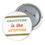 Thumbnail: Retro-inspired round button featuring the text "Gratitude is the Attitude" in vibrant green, red, and orange hues.