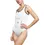 Thumbnail: Woman in white swimsuit reads: Bride to Be. Bride to Be One-Piece Swimsuit | Bachelorette Party Swimwear.