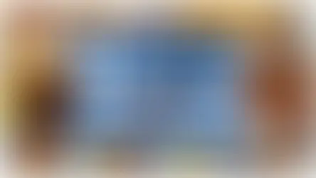 Collage of Greek dishes: lamb chops, fries, salad with feta, and dessert. Text reads "Mavromatis Taverna Restaurant Review" on Greek flag.