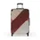 Thumbnail: Red, Pink & White Stripe Hard-side Suitcase | Mexican Tile Style Luggage