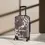 Thumbnail: Brown Marble Travel Suitcase | Mexican Tile Style Hard-shell Luggage