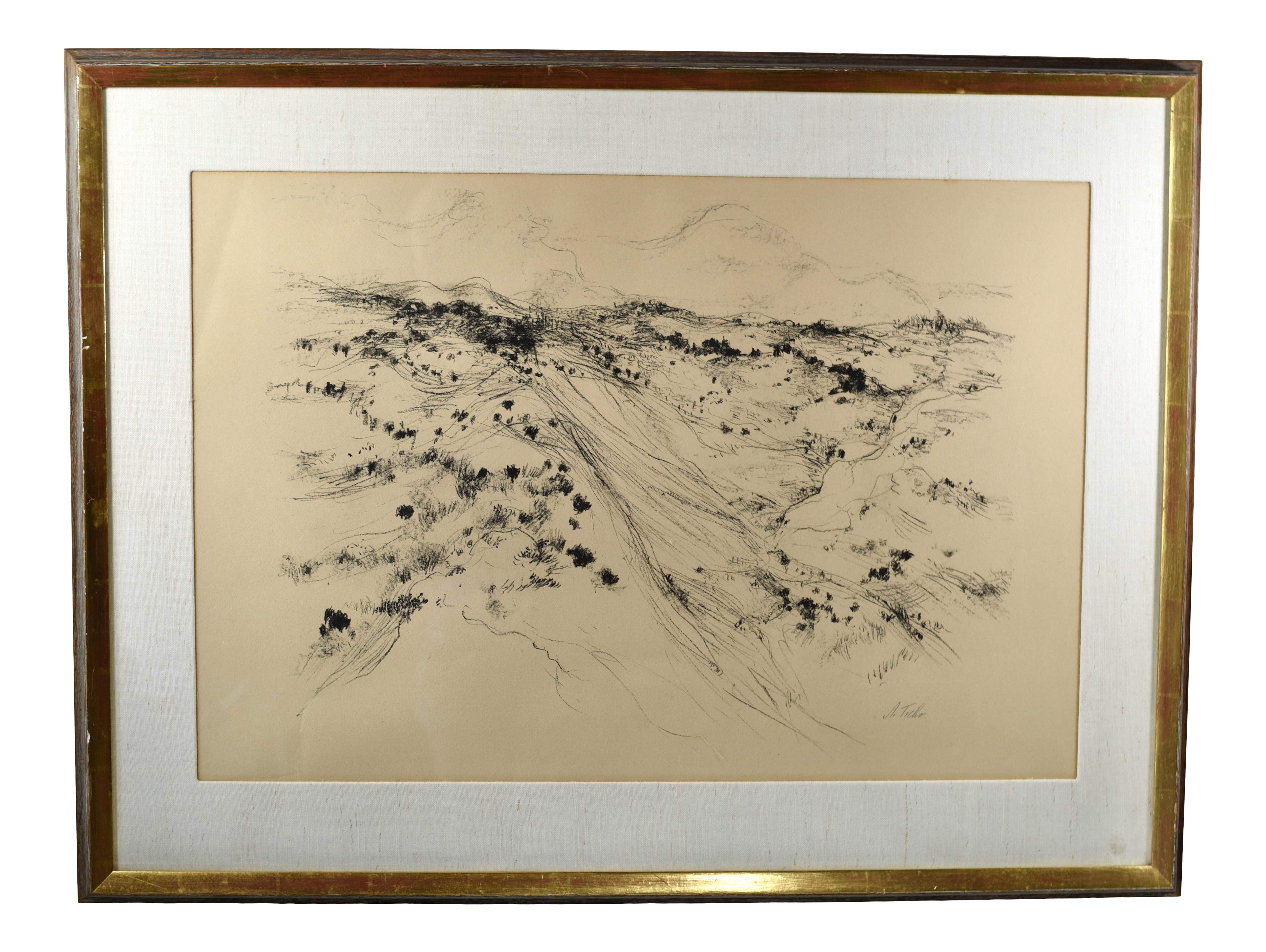 Anna Ticho Original Pencil Drawing