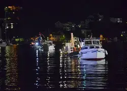 Boating at night