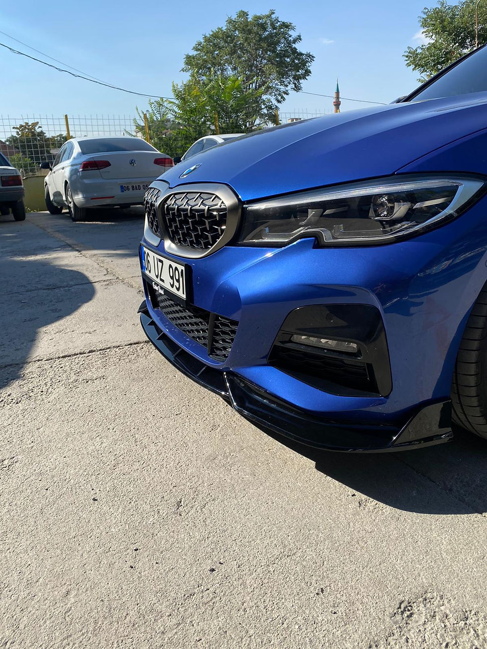 Küçük resim: BMW 3 SERİSİ G20 M Performans Ön Lip - PİANO BLACK