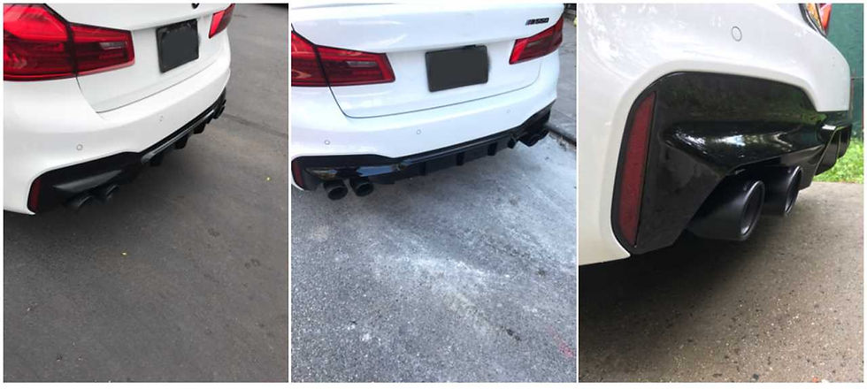 Küçük resim: BMW 5 Serisi G30 M5 Difüzör ve M5 Egzoz Seti