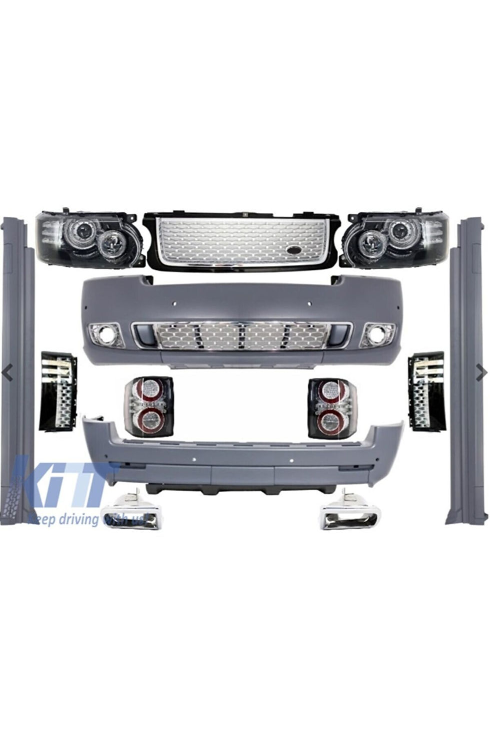Küçük resim: Land Range Rover Vogue Otobiyografi Full Set L322 (2002-2012)