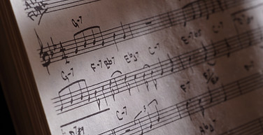 Sheet Music Closeup