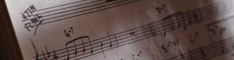 Sheet Music Closeup