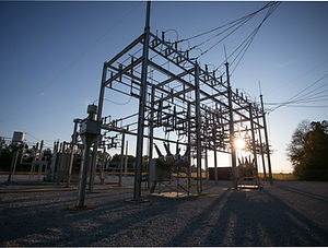 picture of an electrical transformer