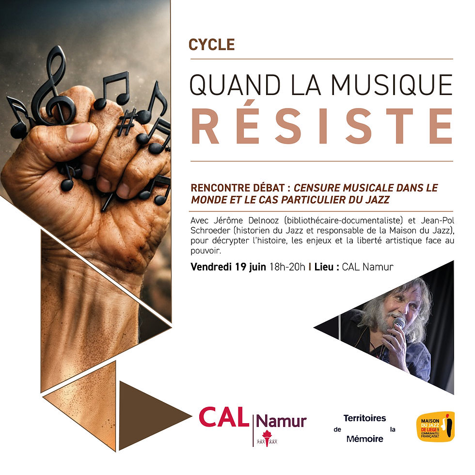 Rencontre débat : Censure musicale dans le monde et le cas particulier du jazz
