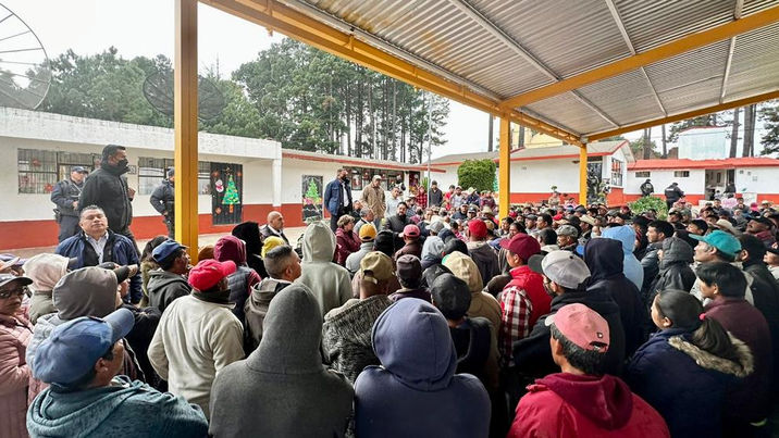 #Texcaltitlán: TRAS BALACERA, DELFINA VISITA #TEXCAPILLA