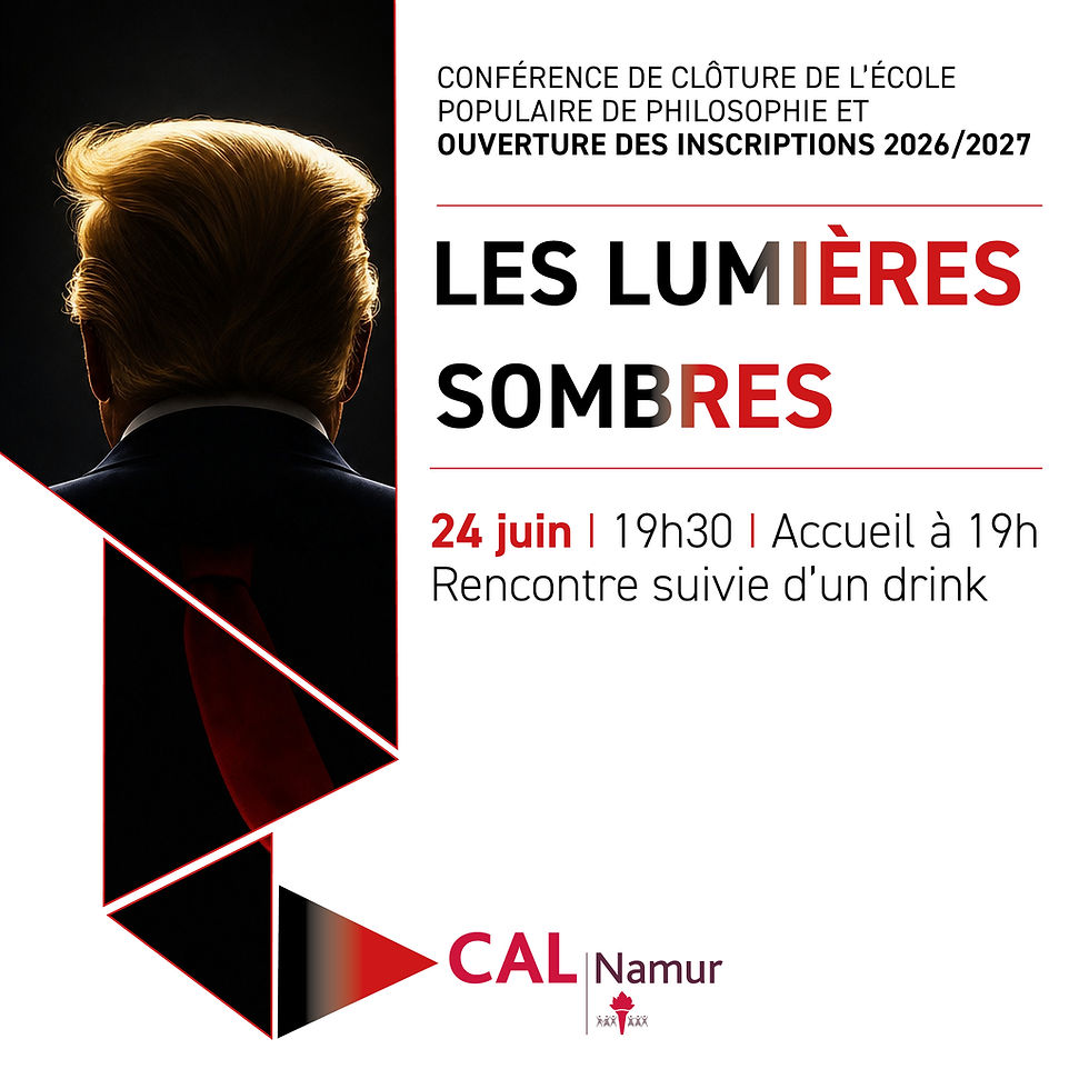 Conférence : Les lumières sombres