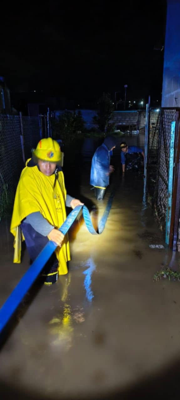 ACTÚAN CON INMEDIATEZ ANTE FUERTES LLUVIAS