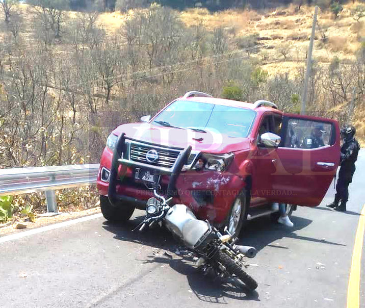 #Tejupilco: MOTOCICLISTA “LA LIBRA”