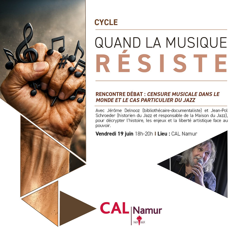 Rencontre débat : Censure musicale dans le monde et le cas particulier du jazz