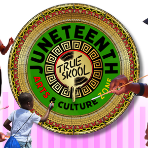 The TRUE Skool Arts & Culture Zone in Milwaukee’s Annual Juneteenth celebration is a major public art activation with the continued support of Bader Philanthropies and Northcott Neighborhood House, the Juneteenth MKE Team!