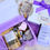 Thumbnail: White and lavender box with candle herbs