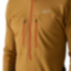 Patagonia R1 Ultralight Hoody in use on a climbing route