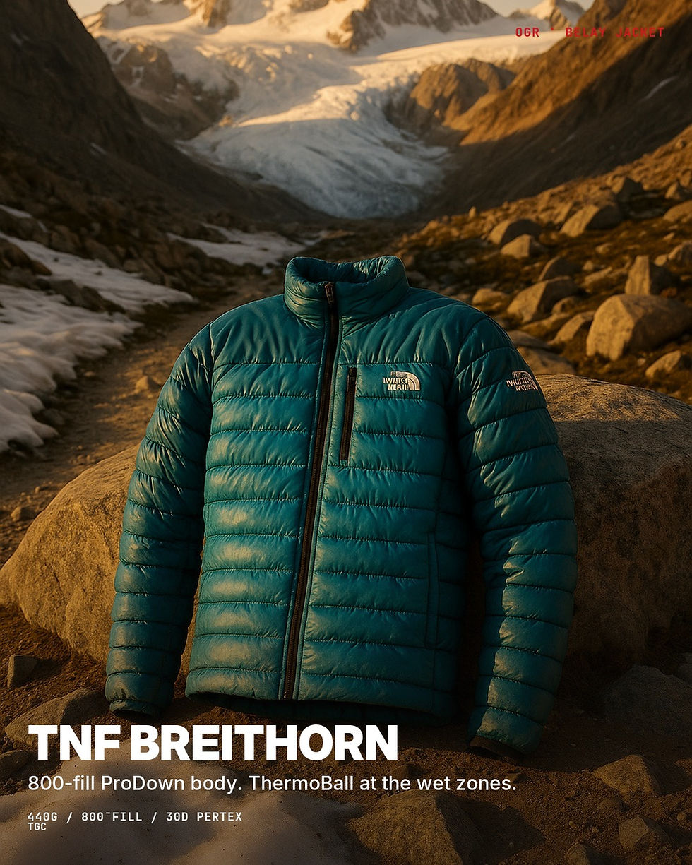The North Face Summit Breithorn 2026: 800-Fill Belay Jacket With Synthetic Hot Zones